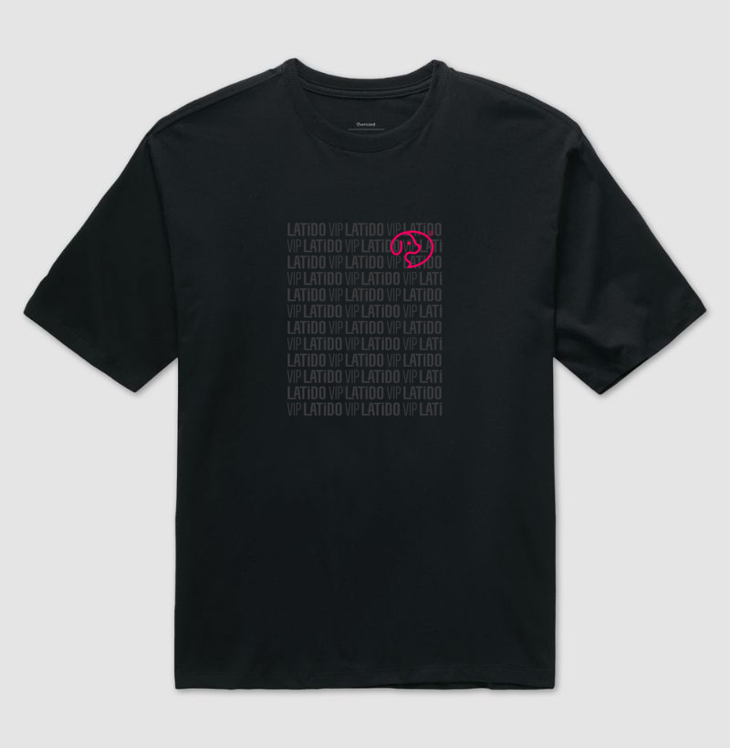 Latido Vip Lettering - Camiseta Oversized