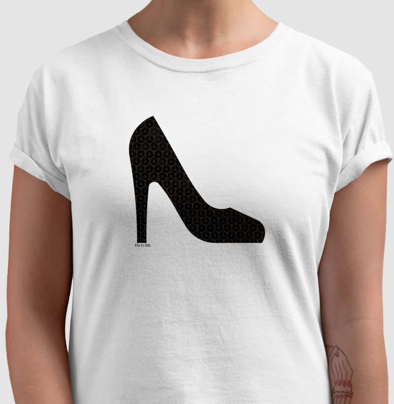 Scarpin paetê preto