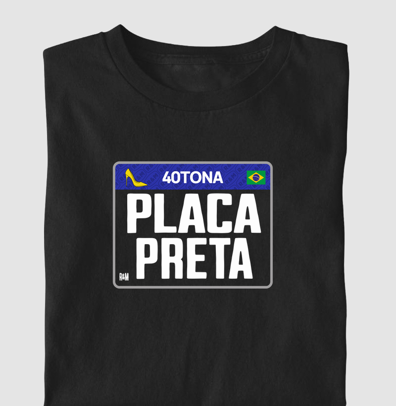 40Tona Placa Preta