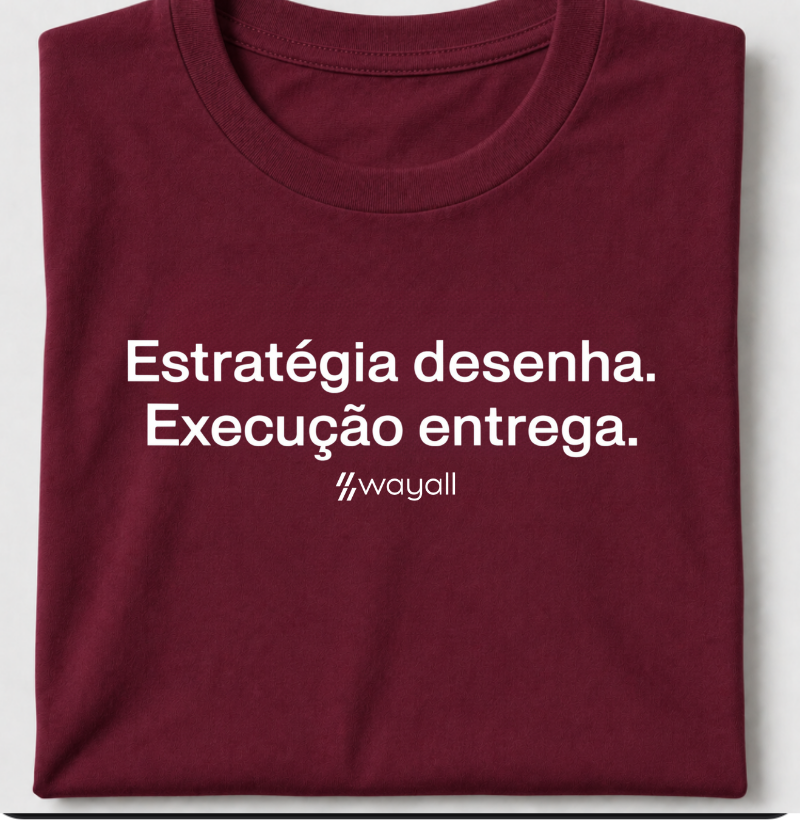 Estratégia desenha. Execução entrega