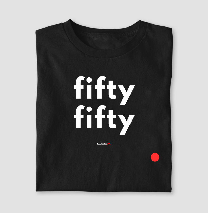  Camiseta 50/50 Fifty Fifty | Jiu Jitsu | OSSX