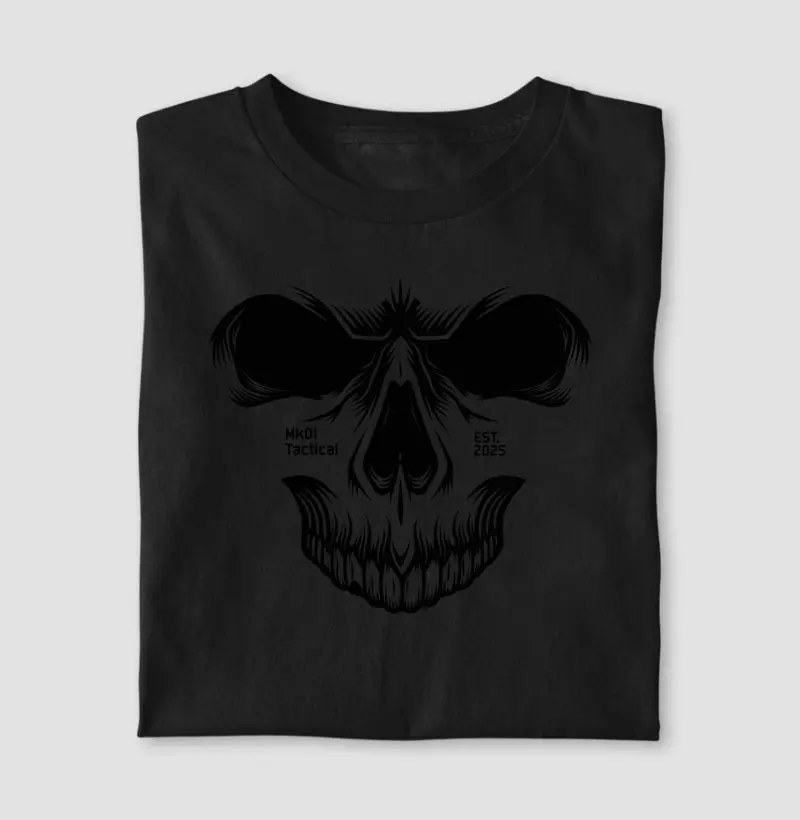 MK01 - Caveira Agressiva toda preta