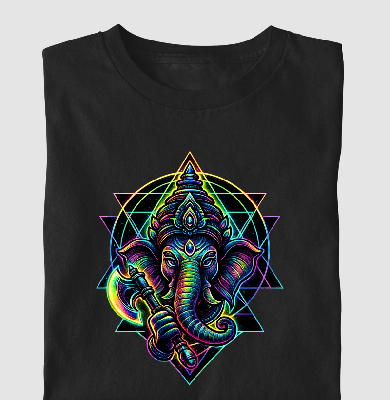 Ganesha - Black Neon