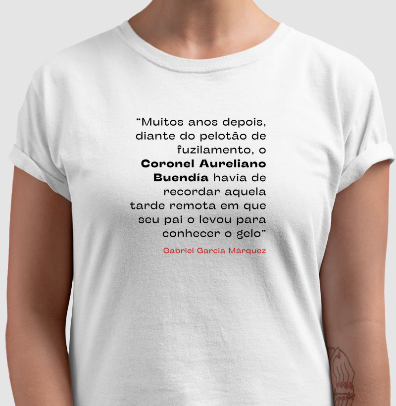 Camiseta Gabriel Garcia Márquez