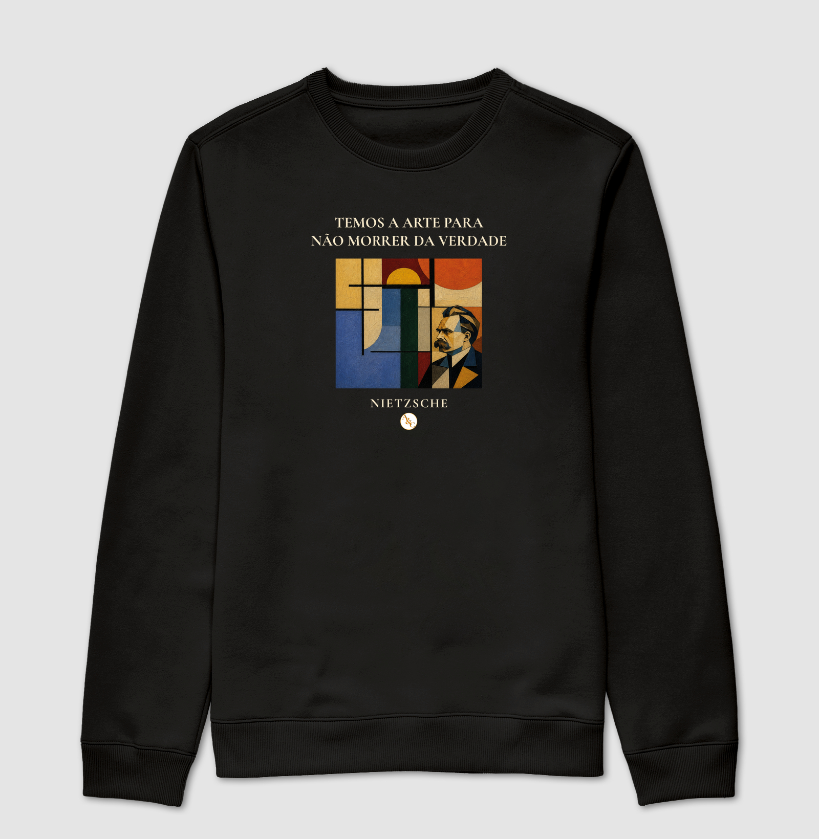 Camiseta A Arte de Não Morrer - Nietzsche