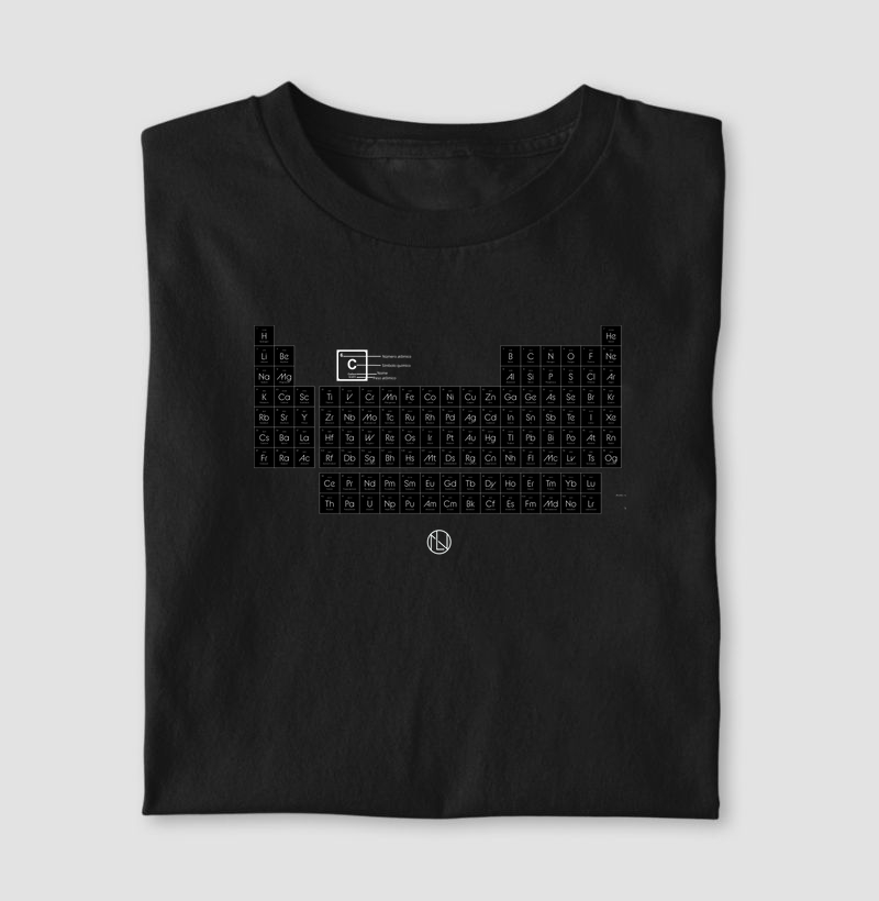 Camiseta Tabela Periodica