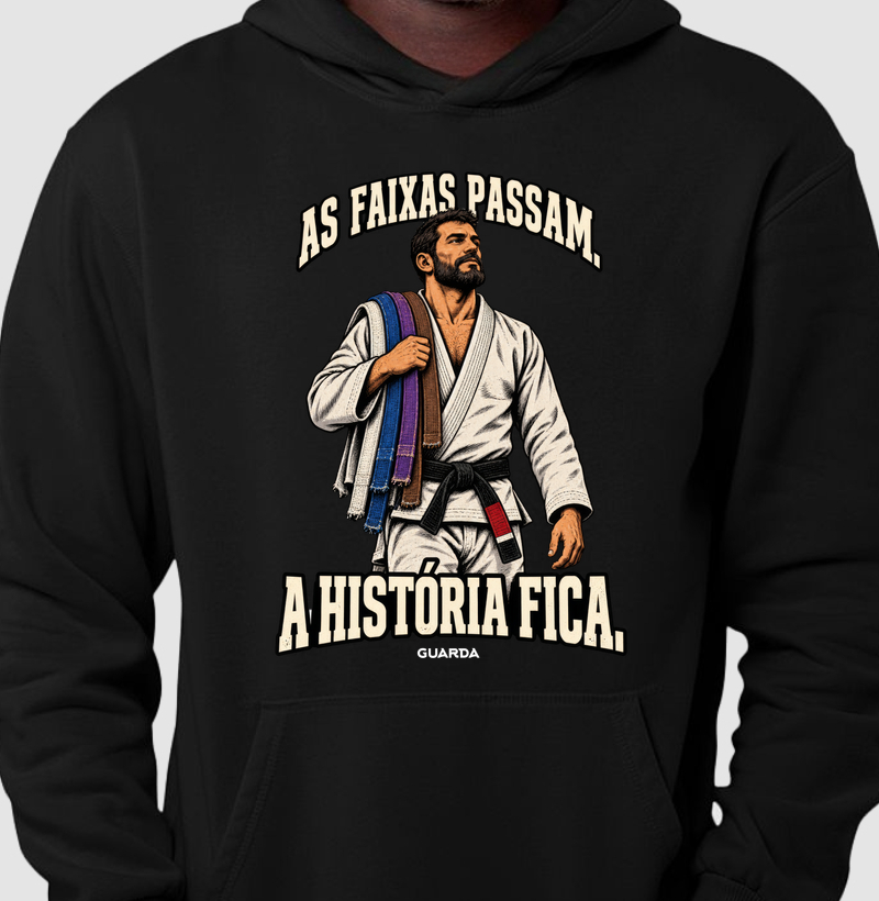 A História Fica - Hoodie Moletom