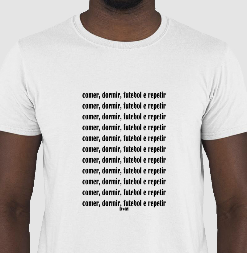 Camiseta Futebol e Repetir