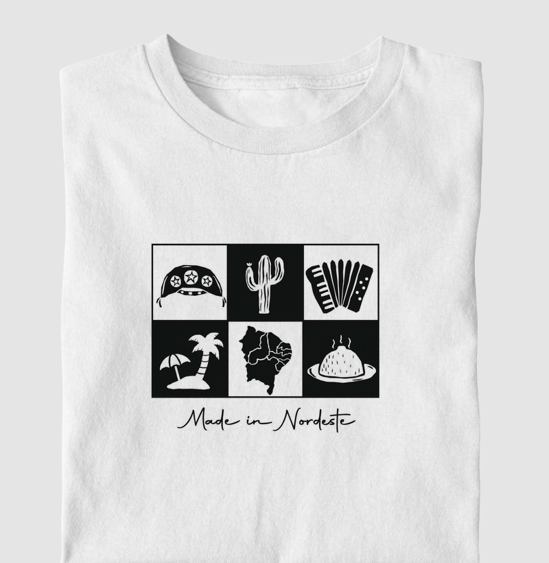 Camiseta Made in Nordeste - Orgulho Maranhense | Oxente Wear