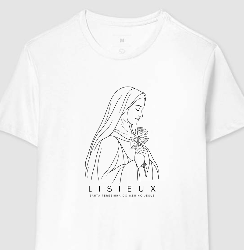 Santa Teresinha — Lisieux em Traço - Camiseta