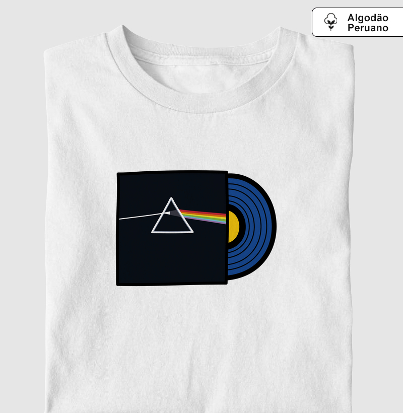 Camiseta Algodão Peruano Inspiração Pink Floyd
