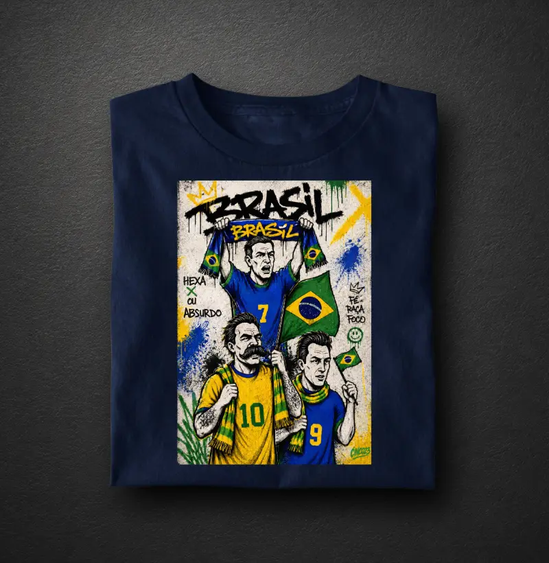 Camiseta: Hexa ou absurdo