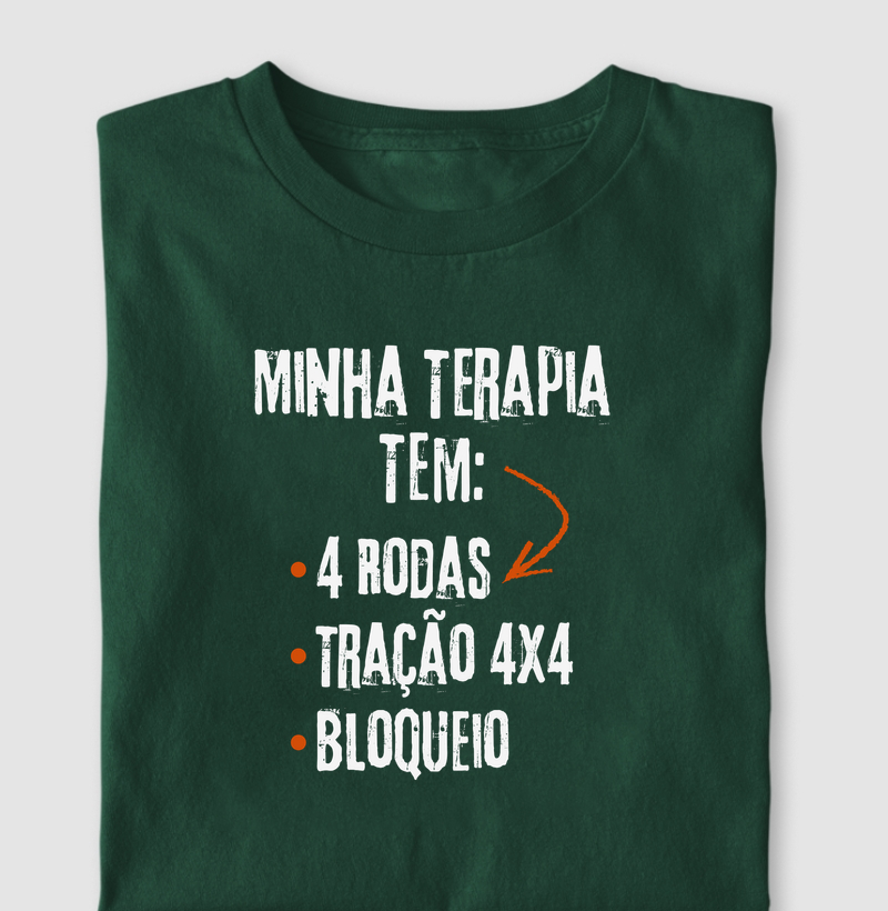 Minha Terapia tem: 4 Rodas, Tração 4x4 e Bloqueio