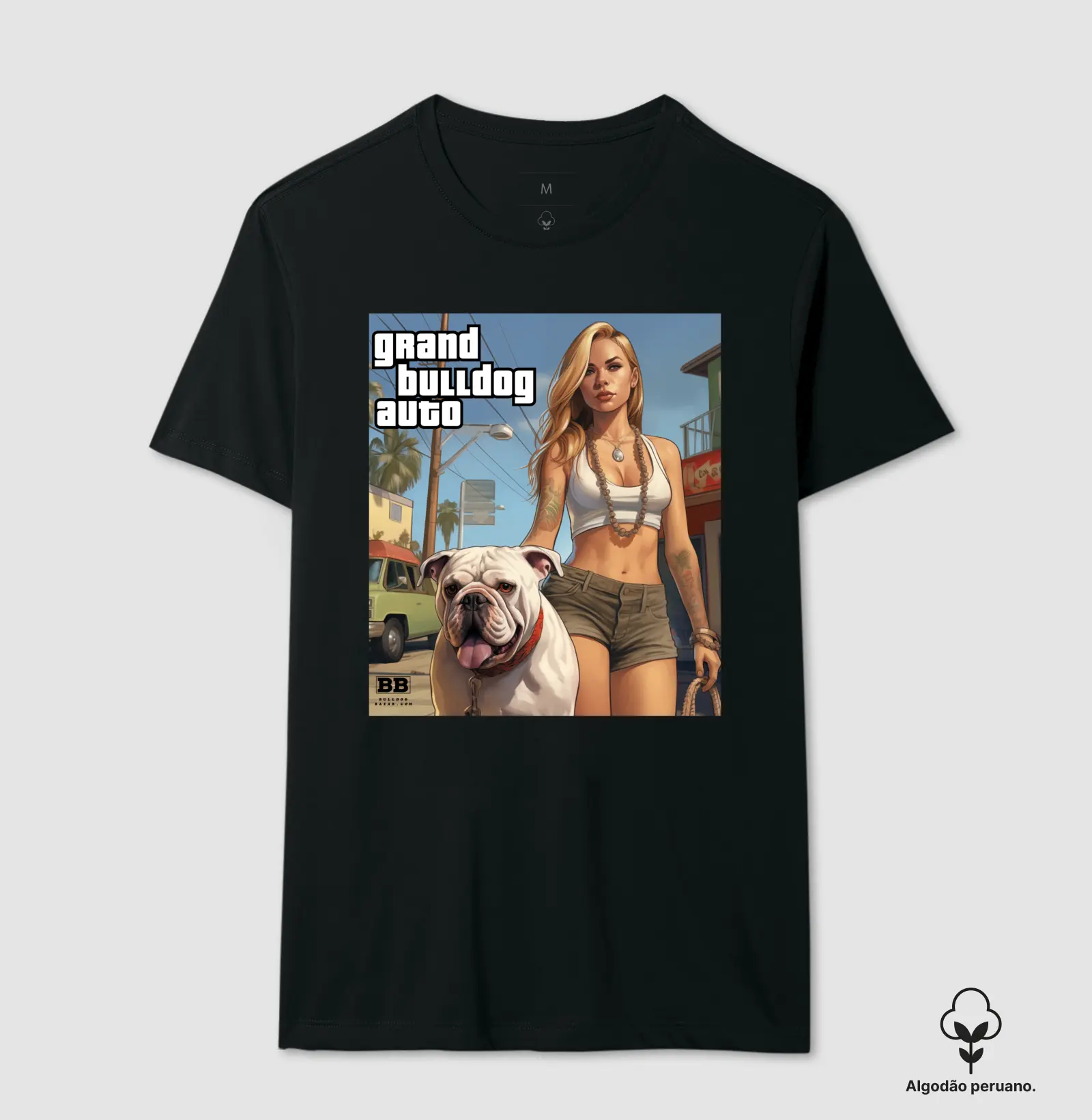 Camiseta Premium Bulldog Inglês "GBA"