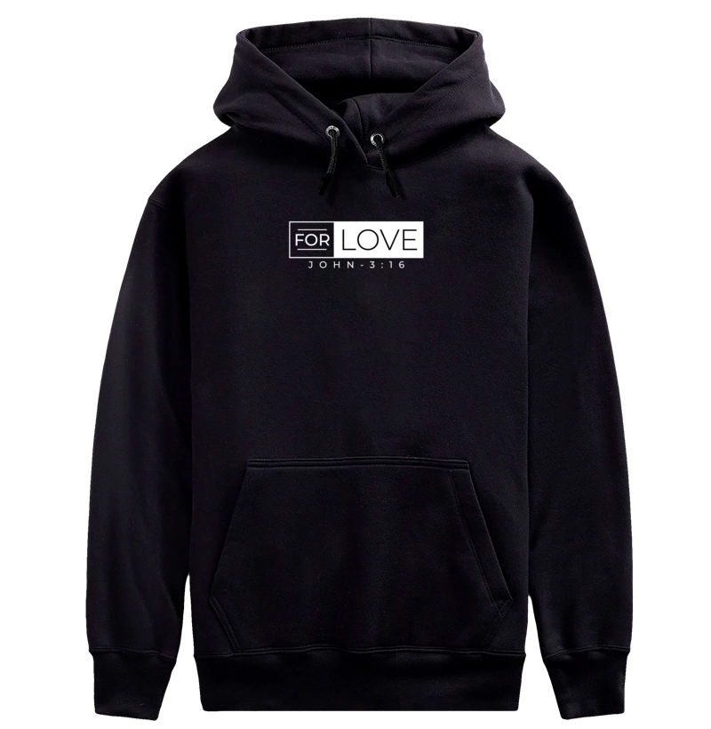 Moletom For Love (Por Amor) - João 3: 16