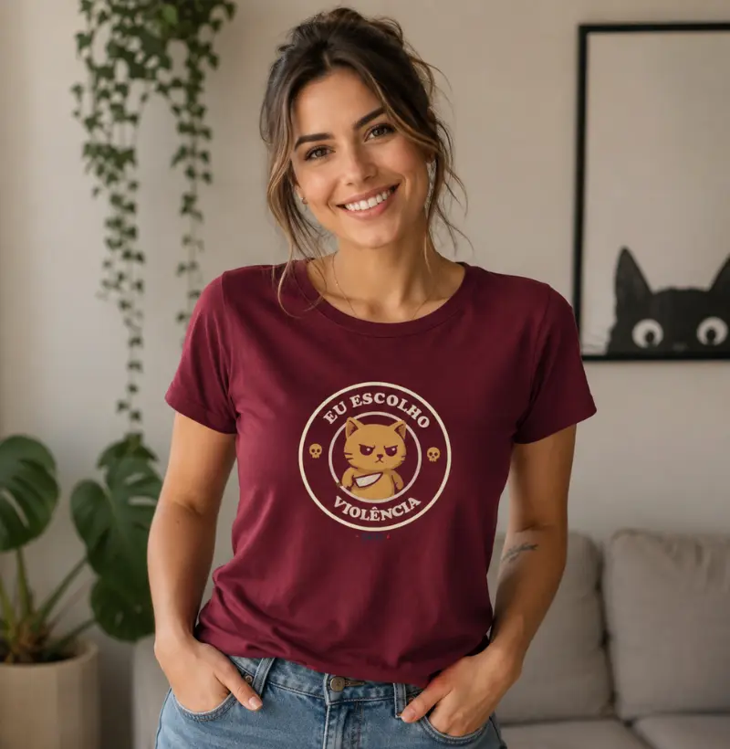 Camiseta Escolho Violência