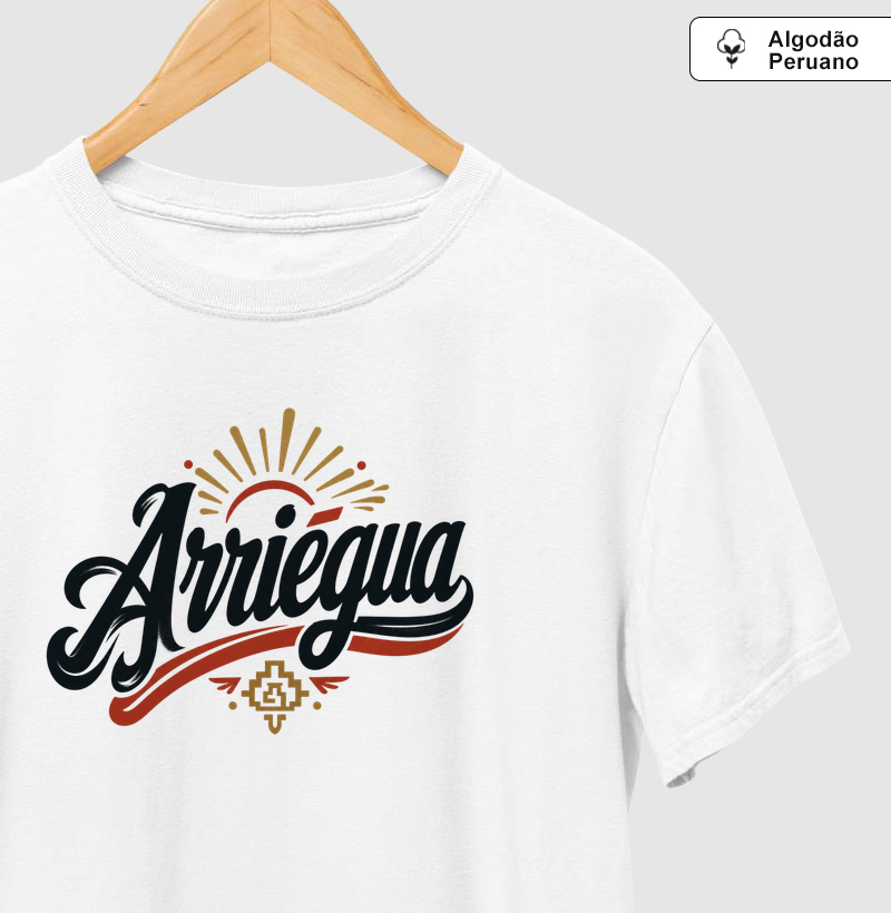 Arriégua - Camiseta Algodão Peruano