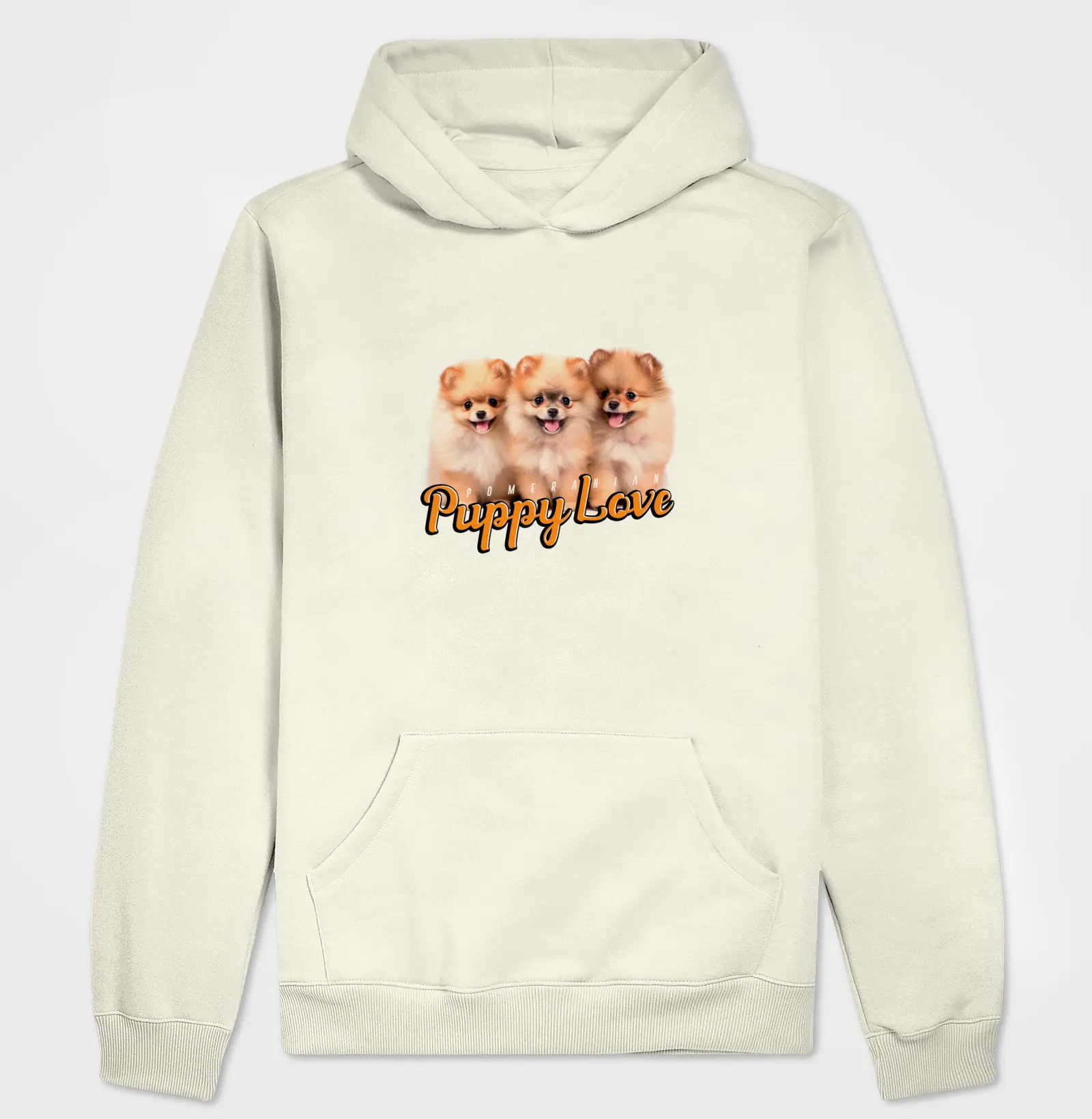 Hoodie Moletom Pomerania Puppy Love