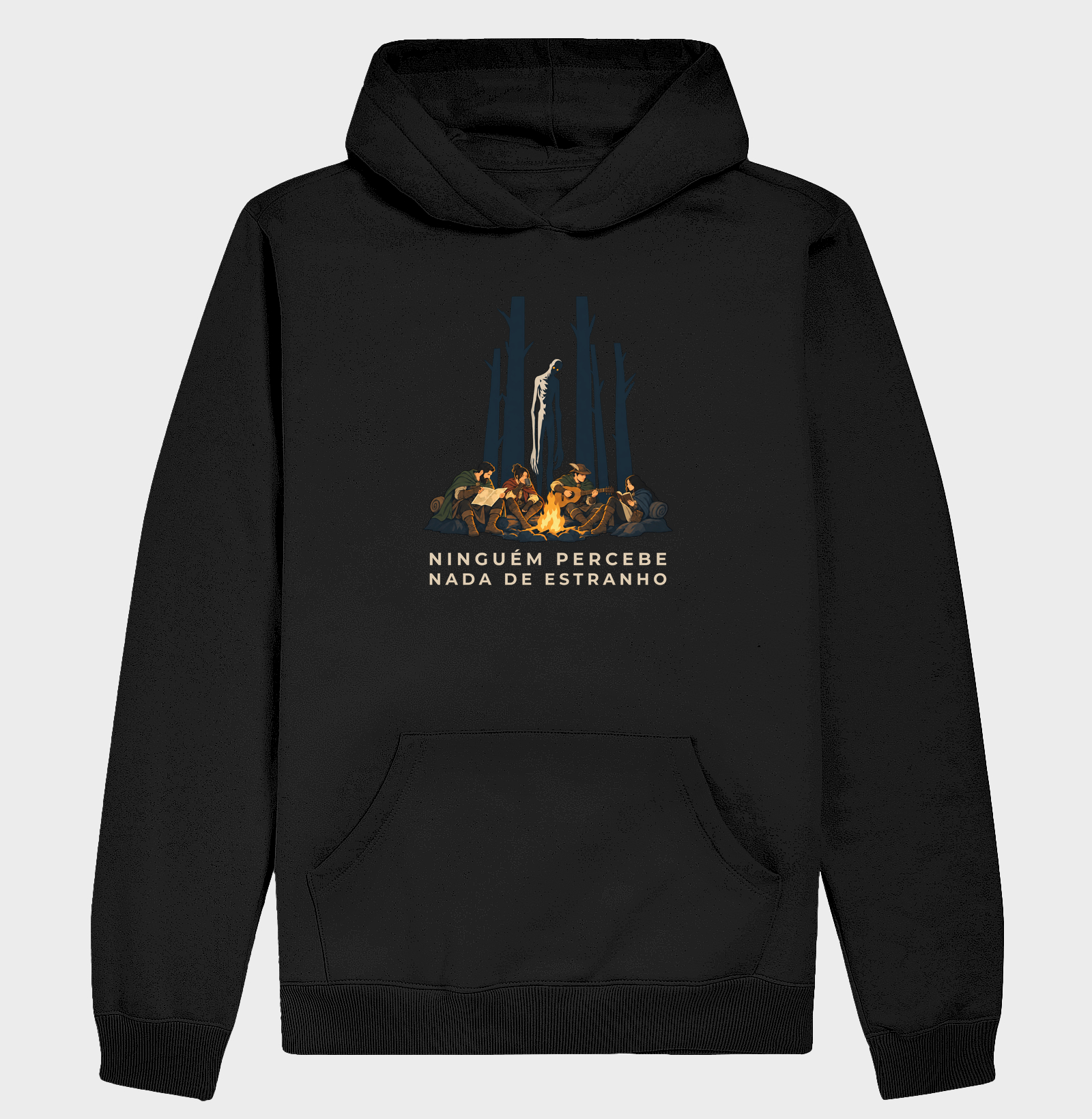 NINGUÉM PERCEBE NADA DE ESTRANHO - Hoodie Moletom