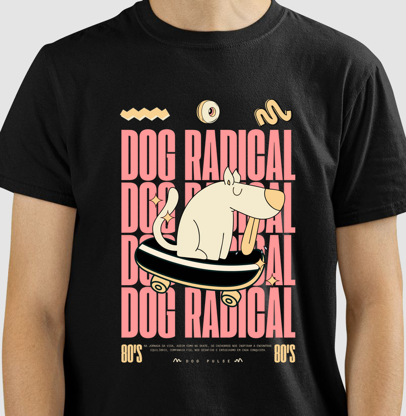 Camiseta Dog Pulse Radical - Dog On Fire