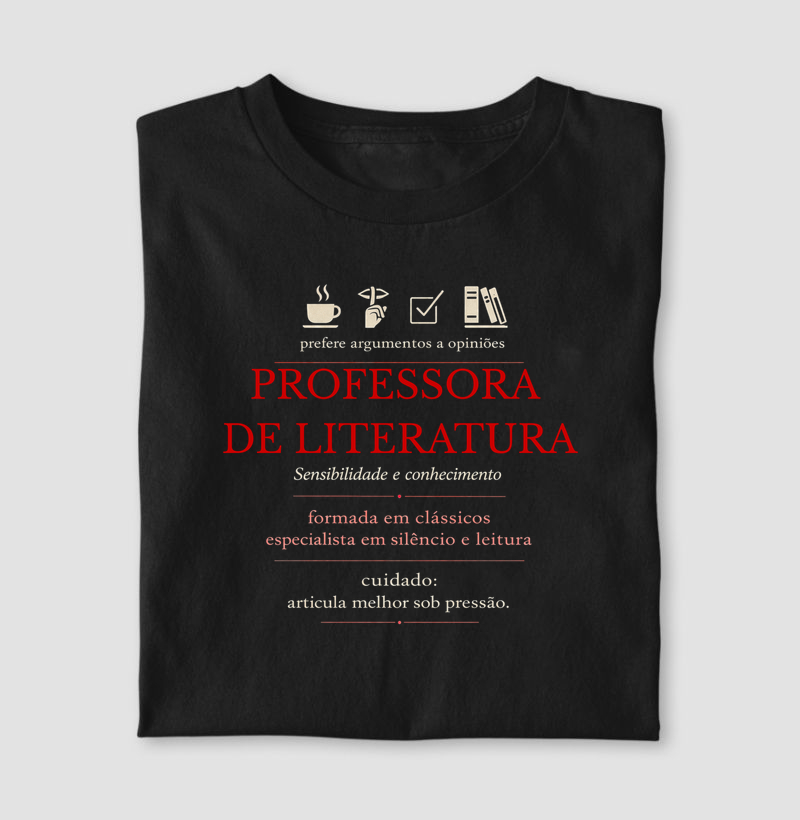 Professora de Literatura — Sensibilidade & Conhecimento