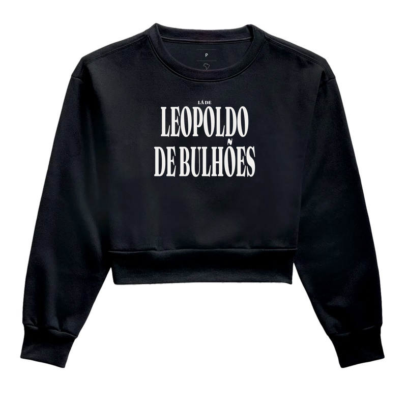 Leopoldo de Bulhões | Tipografia GO - Cropped Moletom