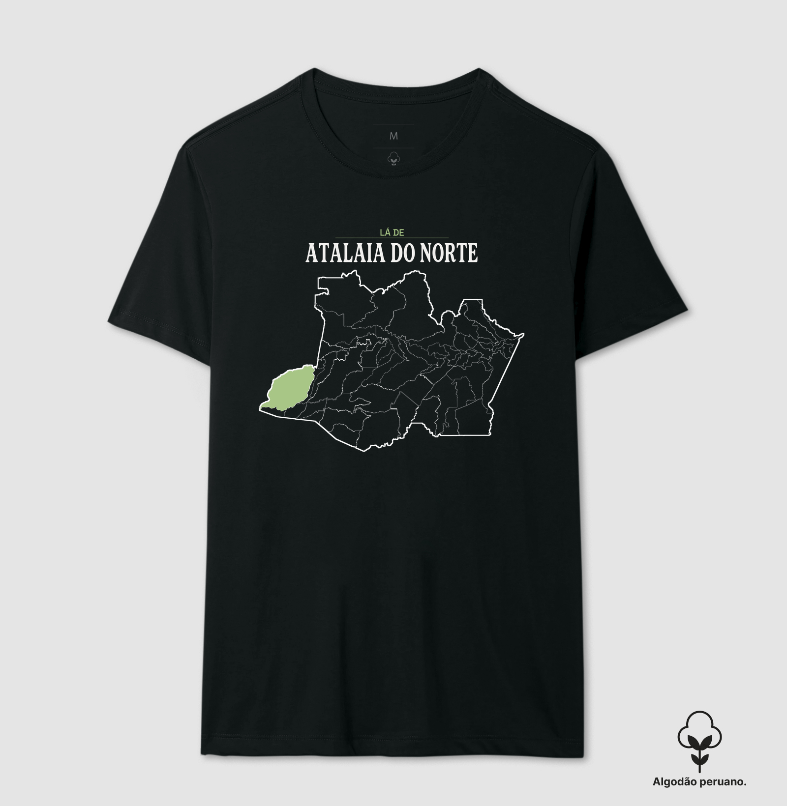 Atalaia do Norte | Território AM - Camiseta Algodão Peruano