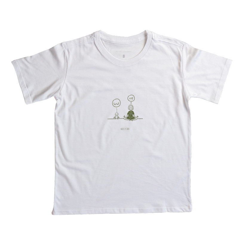 Camiseta pensamento de mãe, pensamento de bebê