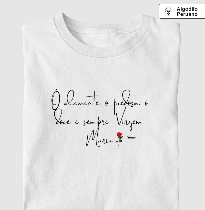 Camiseta Algodão Peruano Doce Maria