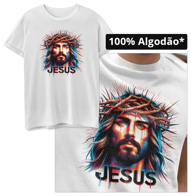 Camiseta Jesus Cristo Olhar Redentor