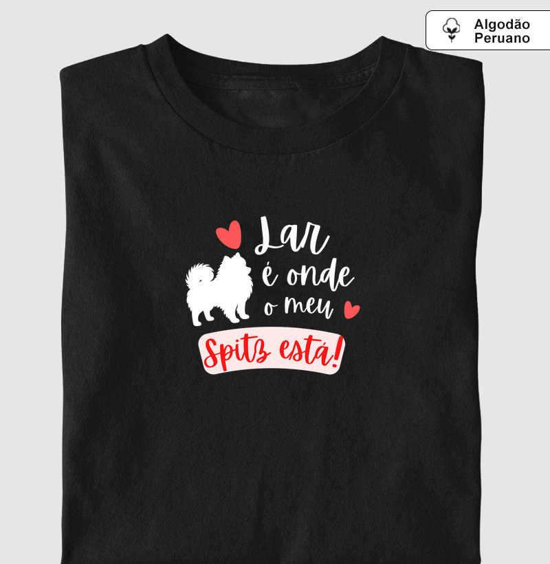 Lar é onde o meu Spitz está