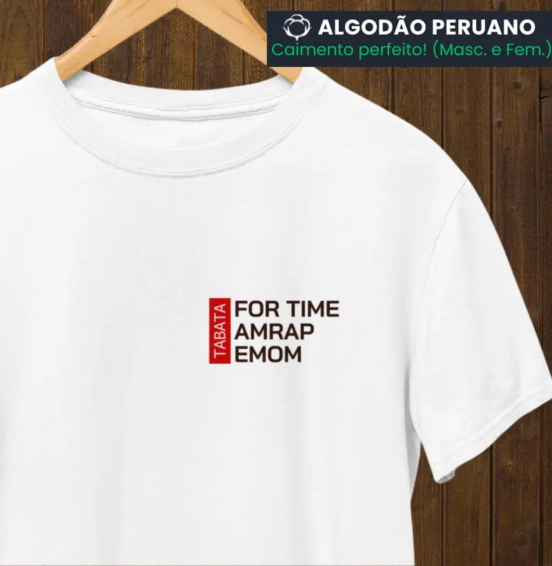 Tabata, For Time, Amrap, Emom (Masc. e Fem.)