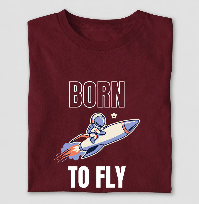 Camiseta Infantil Born To Fly