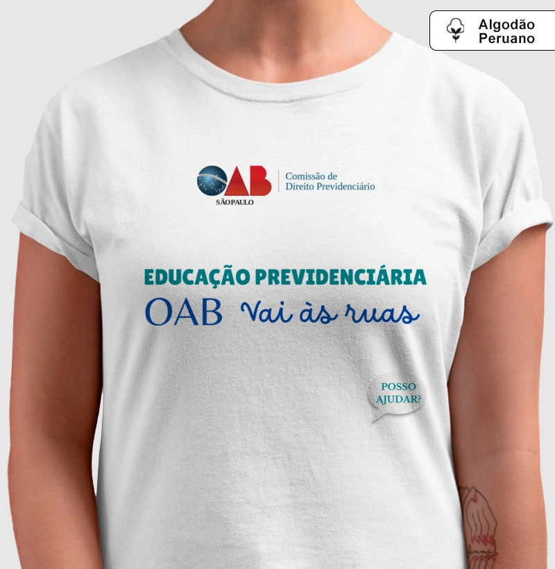 OAB SP - Vai às ruas (Algodão Peruano)