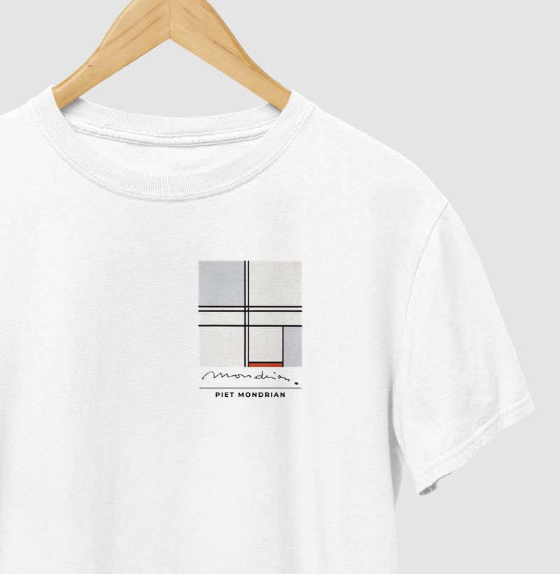 Composition Gray-Red (1935) Minimalista - Mondrian