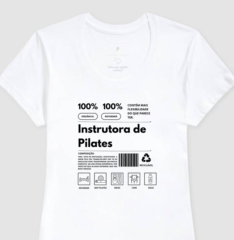 Composição Instrutora de Pilates.