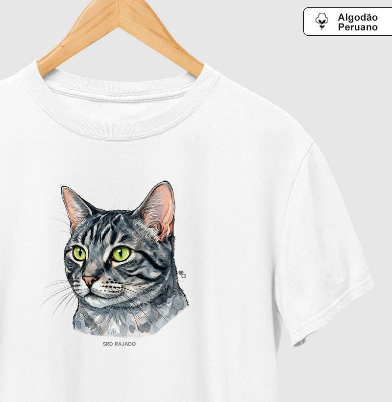 Gatos - SRD Rajado - Algodão Peruano