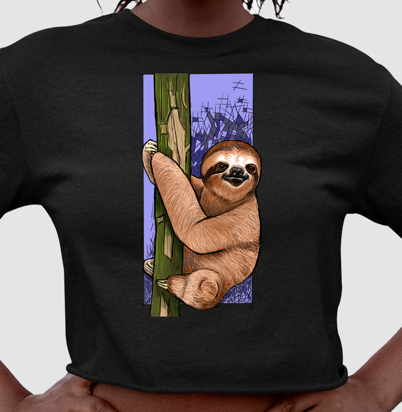 Cropped Bicho Preguiça