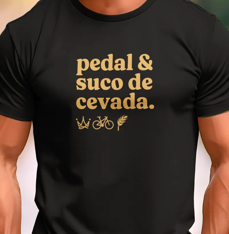 Pedal e suco de cevada