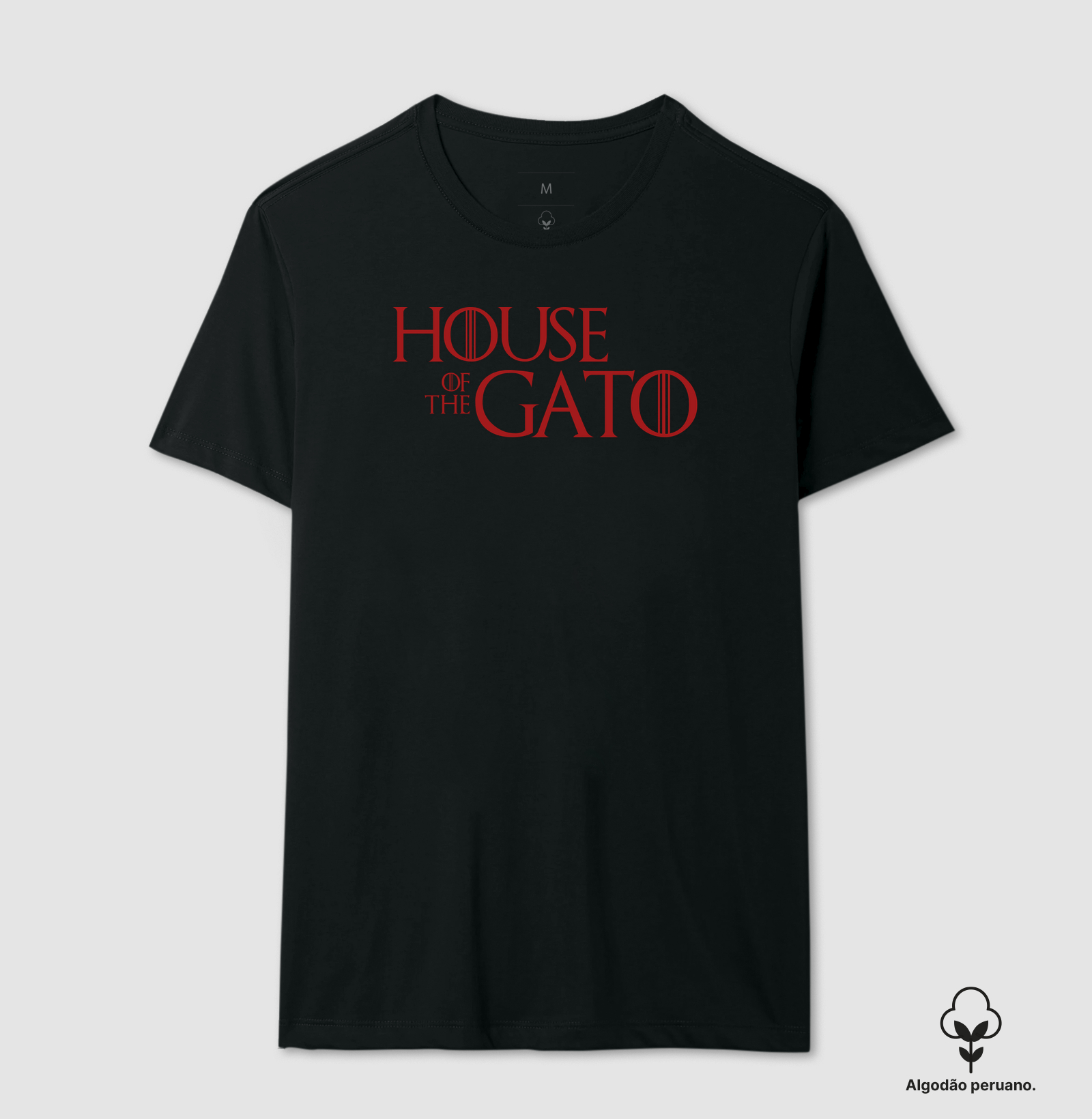 House of Gato | Lettering - Camiseta Algodão Peruano
