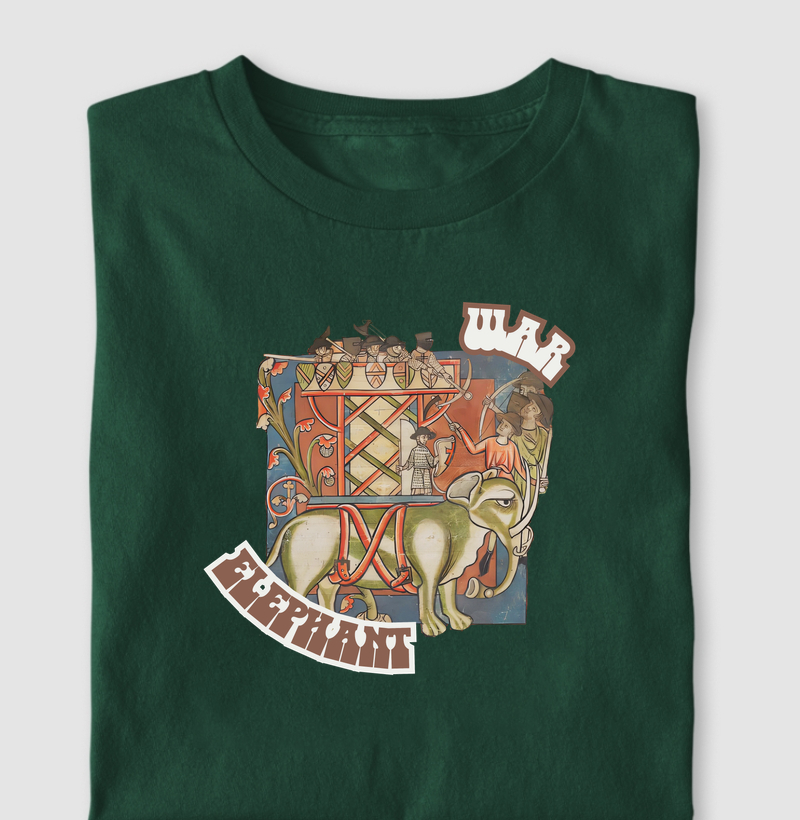 Camiseta Elefante de Guerra Medieval