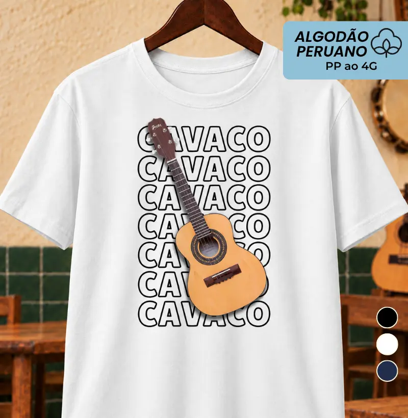 Cavaco 2 - Camiseta Algodão Peruano
