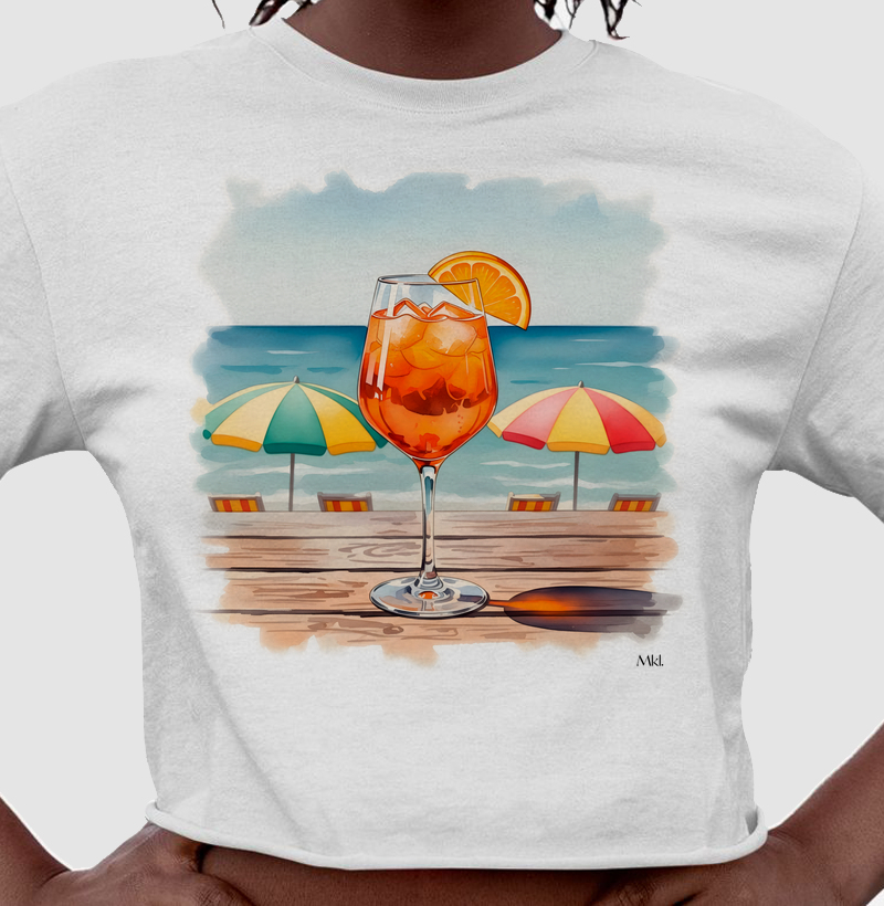 Cropped Algodão Premium - Praia Europeia