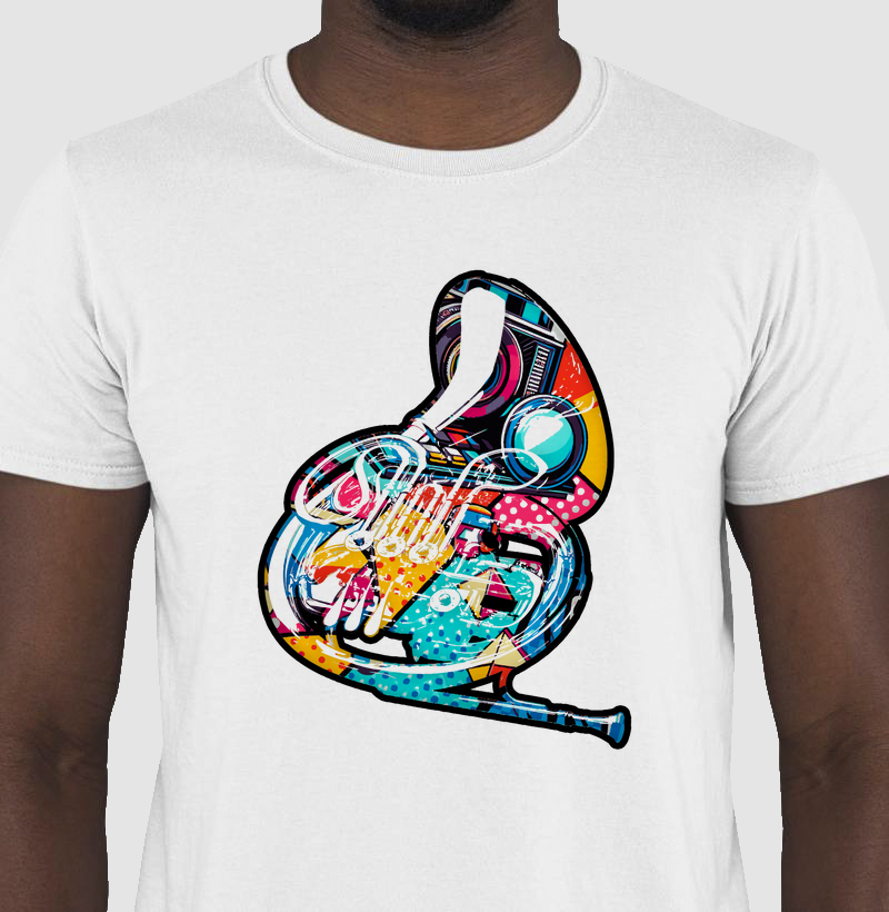 Camiseta Trompa Pop Art