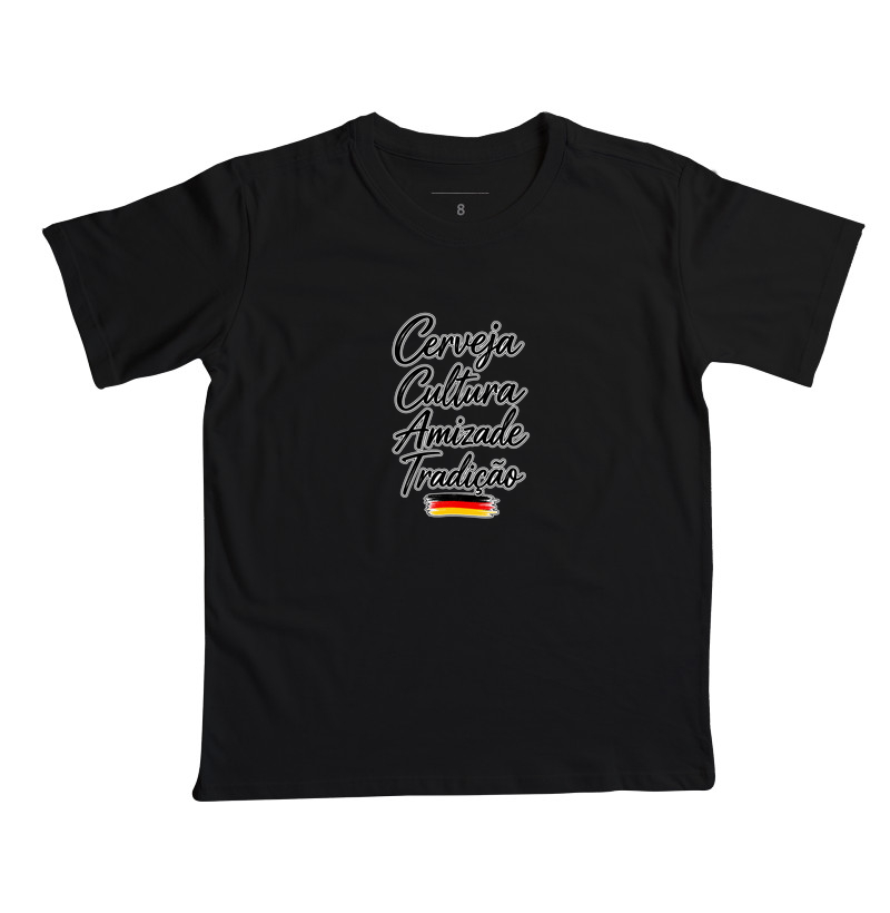 Cerveja · Cultura · Amizade · Tradição - Camiseta Infantil