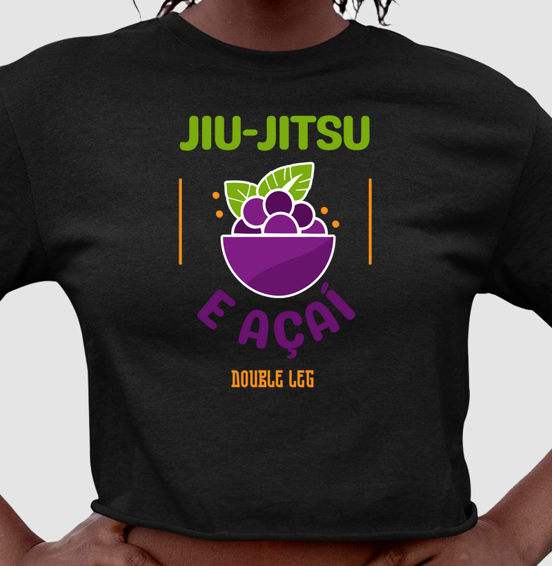 Cropped "Jiu-jitsu e açaí"