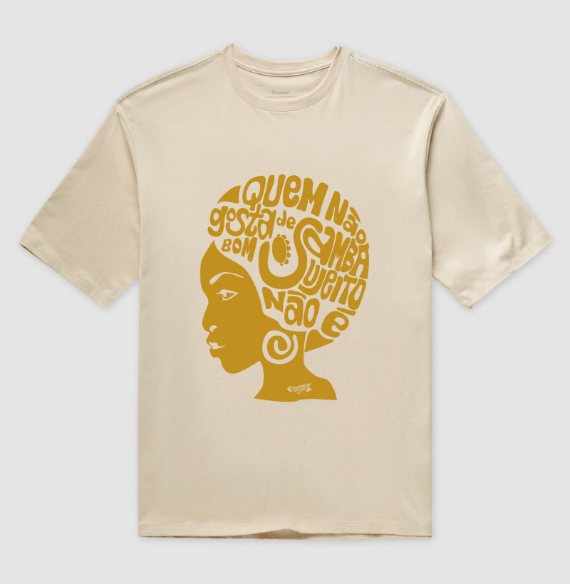 QUEM NÃO GOSTA DE SAMBA | Oversized | Dourado