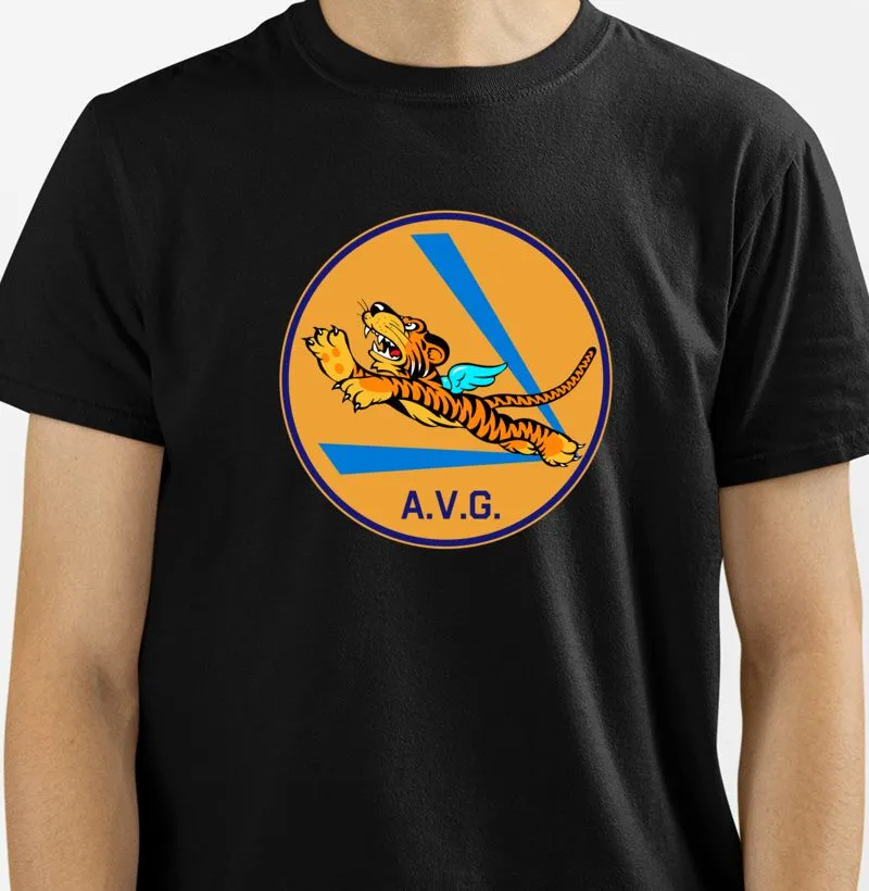 AVG Flying Tigers  - Yellow/blue tagged Roundel