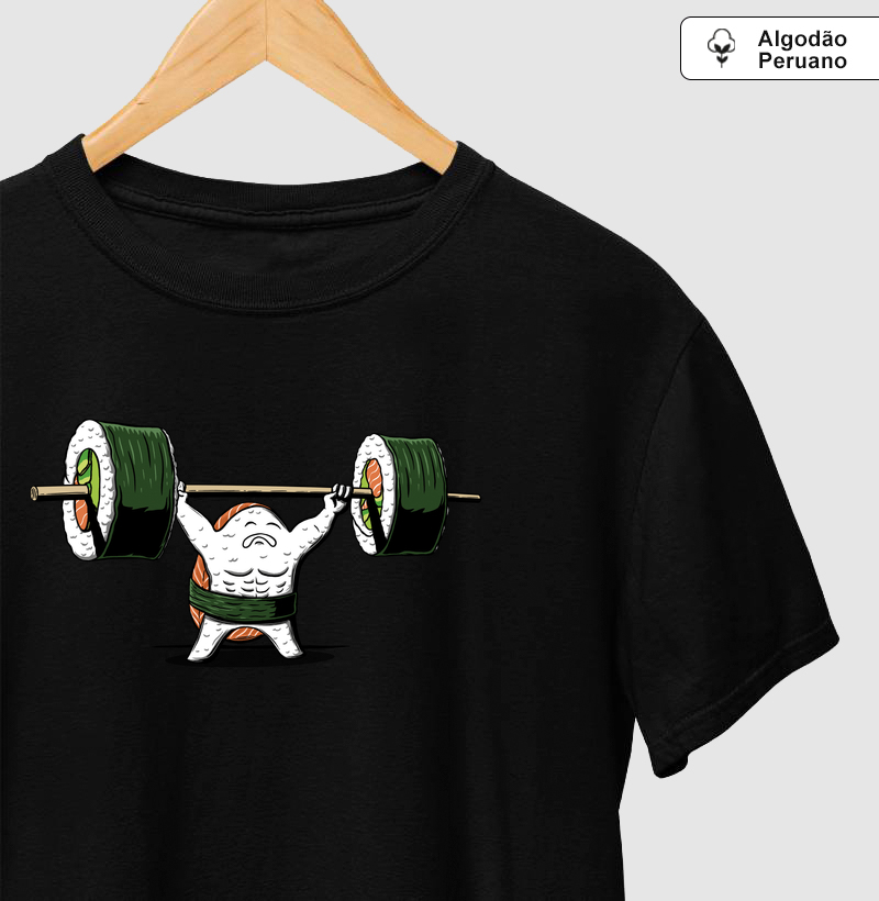 Camiseta Algodão Peruano Sushi Maromba - Camiseta Algodão Peruano