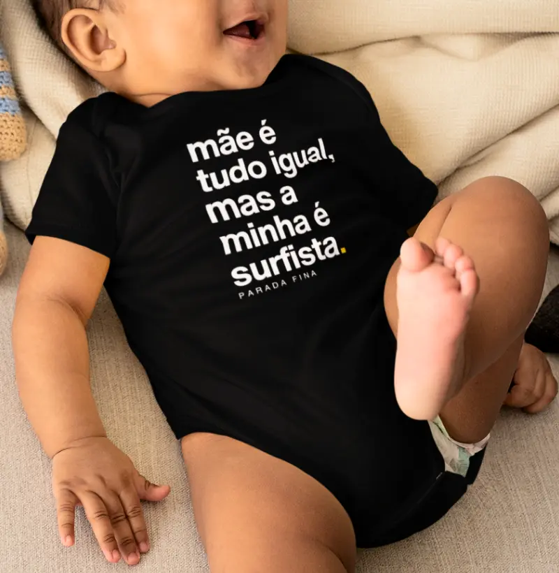 Mãe é tudo igual, mas a minha é surfista.